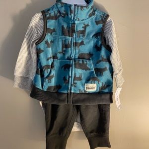 CARTERS NWT Wilderness Boys Outfit